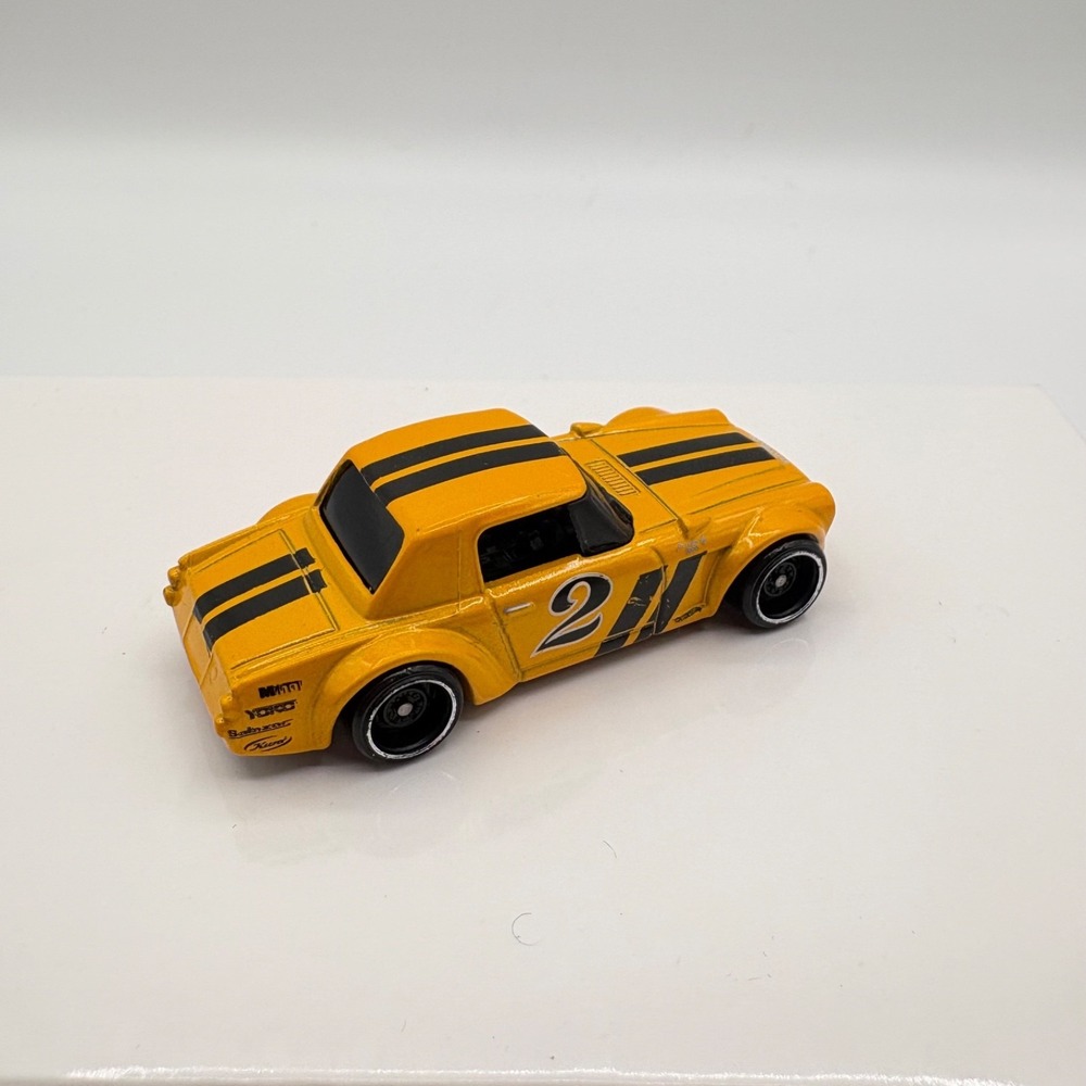 2016 HOT WHEELS #2 DATSUN FAIRLADY 2000 ORANGE 1:64 DIECAST 2 3/4" CAR W/ BLACK